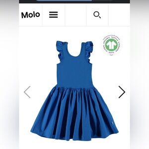 Sold - Molo brand dress blue GOTS organic certified